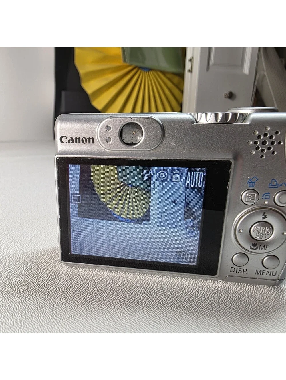 Canon PowerShot A540 6.0MP Digital Camera with SD Card - Silver - Tested Working